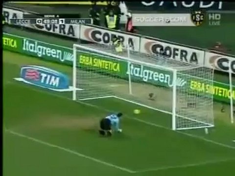 Lecce-Milan Zlatan Ibrahimovic