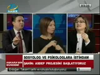 AİLE VE SOSYAL POLİTİKALAR BAKANLIĞI SOSYOLOGLAR İLGİLİ KONUŞMALARI .
