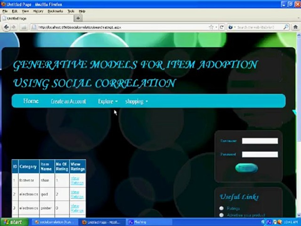 Generative Models For Item Adoption Using Social Correlation