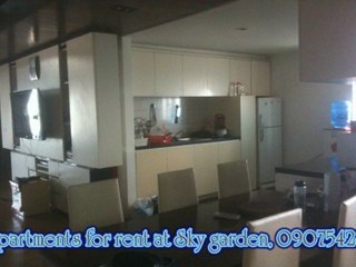 Loft apartment for rent at Sky garden, phu my hung