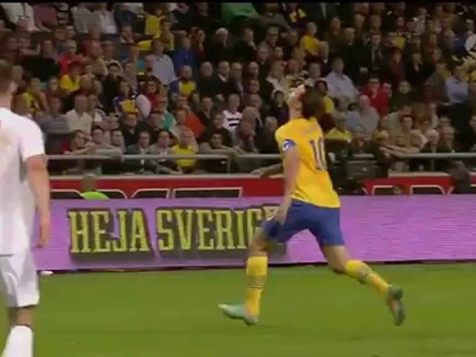 Le but de "légende" de Zlatan Ibrahimovic contre l'Angleterre !
