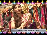 Soha Ali Khan shops for Diwali