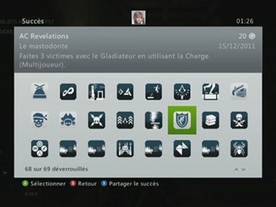 Assassin's Creed Revelation /16 succès multi + DLC