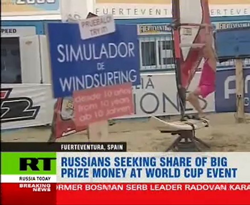 Russian windsurfers making waves at world championships