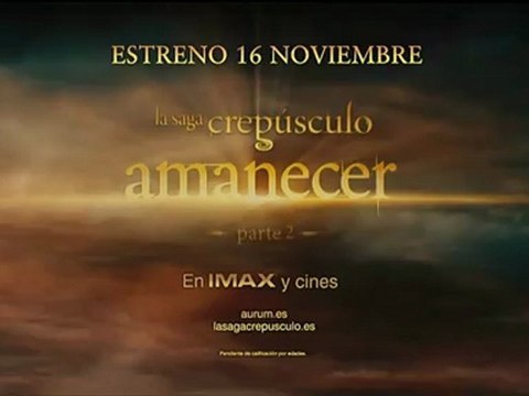 La Saga Crepúsculo: Amanecer (Parte 2) - Spot#1 HD [20 seg] Español