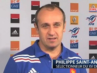 XV de France – Saint-André : « Un match clé pour nous »