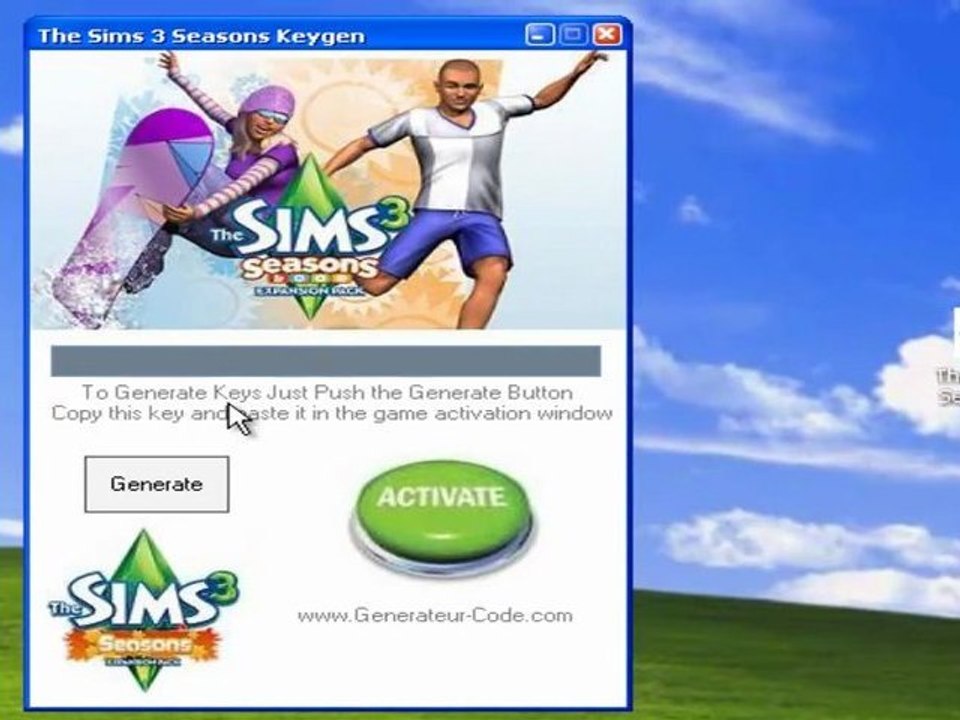 The Sims 3 Seasons code de licence PC