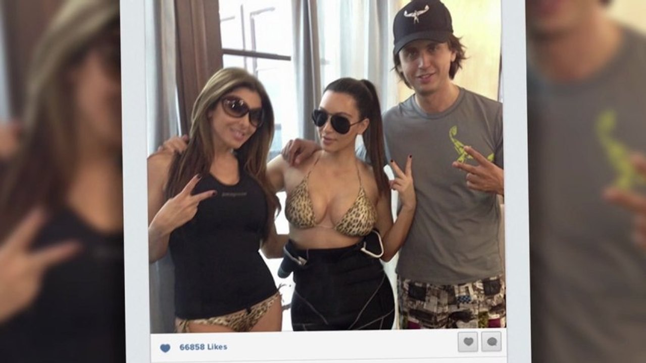 Kim Kardashian Shows Some Serious Cleavage in New Bikini Snap