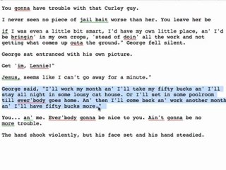 George - Essential Quotations 3-5