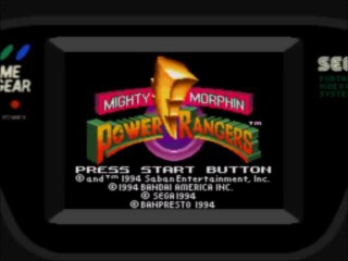 [Test N°43] Mighty Morphin Powers rangers (Game Gear)