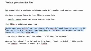 Slim - Essential Quotations 2-5
