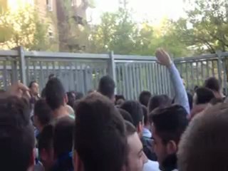 Himno del Betis antes del derbi