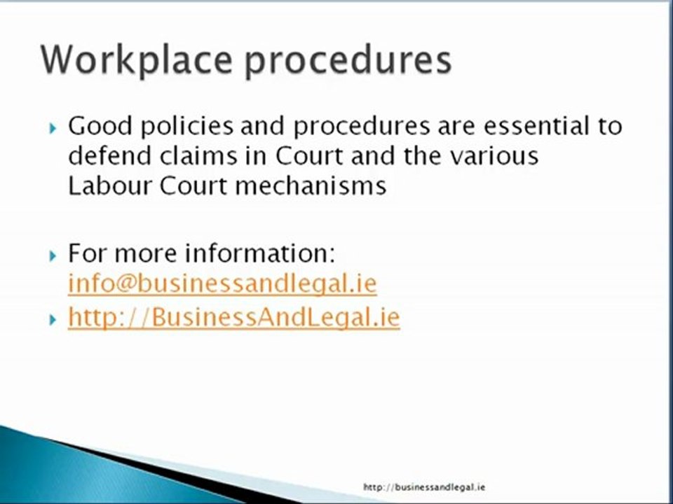 Health and Safety in the Workplace | Employment Law Ireland