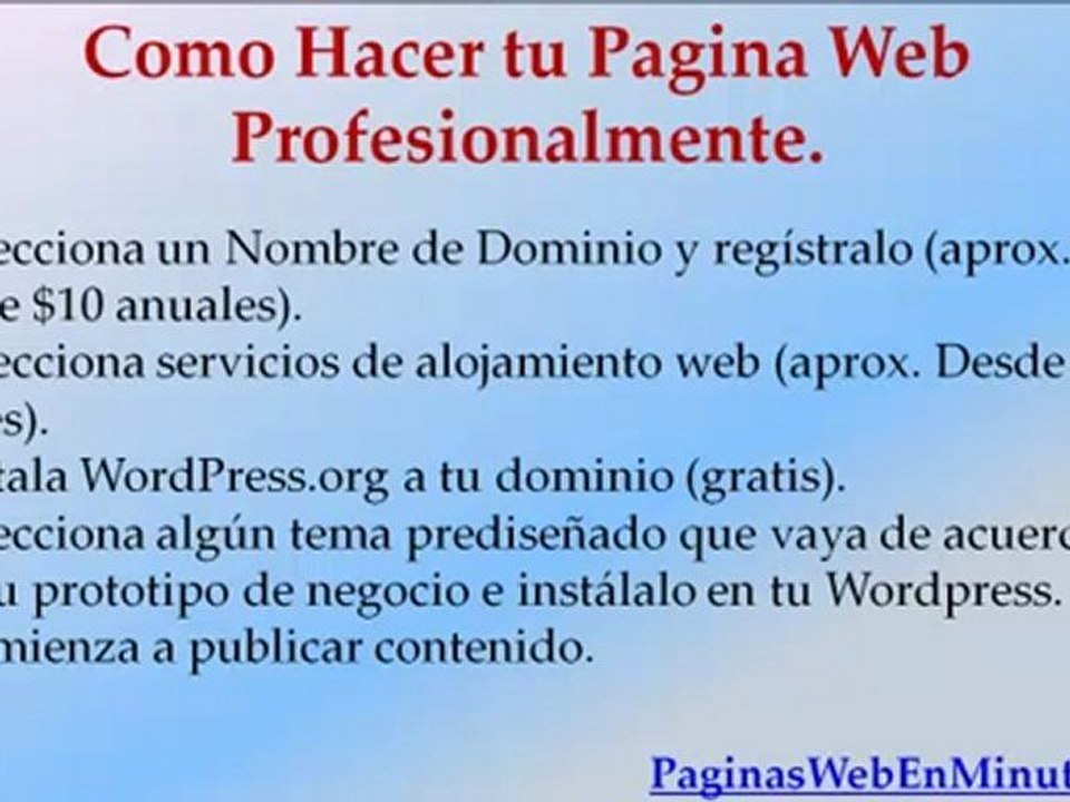 Como Puedo Hacer Una Página Web (En Solo MINUTOS)