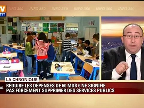 Réduire les dépenses de 60 milliards d'euros ne signifie pas supprimer les services publics