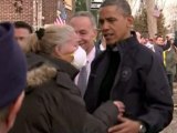 Obama visits storm-ravaged New York