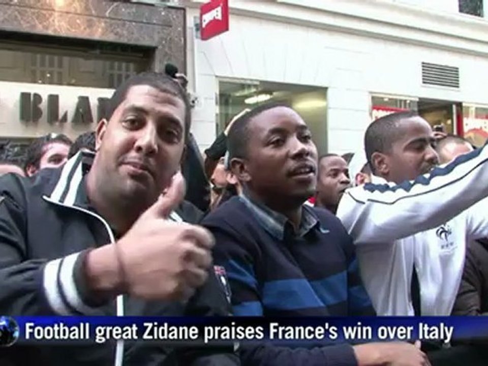 Football great Zidane praises France's friendly win over Italy