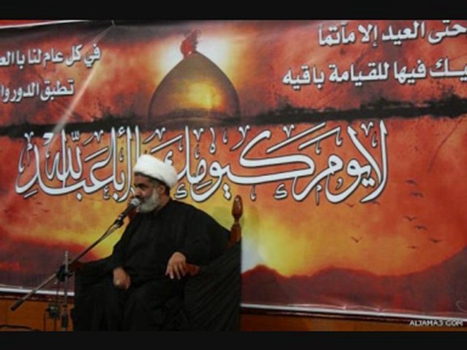 الشيخ علي الدهنين التأكيد على  لبس السواد