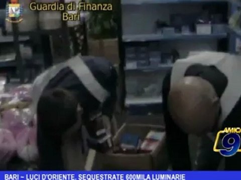 Bari | Luci d'oriente, sequestrate 600 mila luminarie