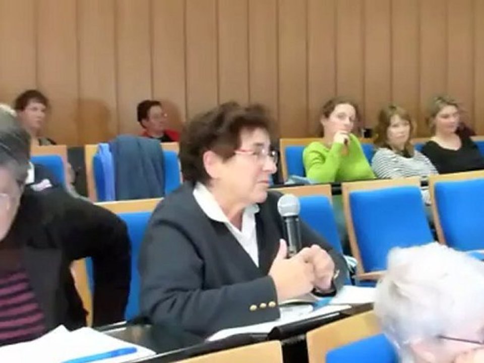 Forum santé-environnement du 18 octobre 2012 à Brest - Interventions Conseillère Environnement Intérieur et CSF Rive Droite