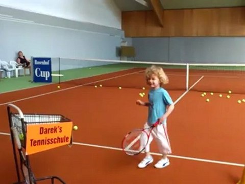 Jeremy w akcji / Serwis - in Aktion / Aufschlag