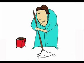 Ktoś się na trudził, a ja nie chcę zafajdać podłogi. (OPS Nysa)