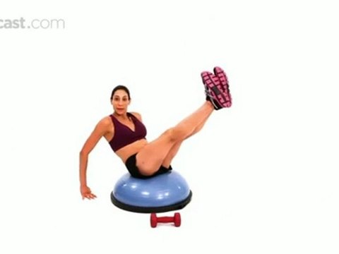 How to Do a V-Sit Series with a Bosu Ball