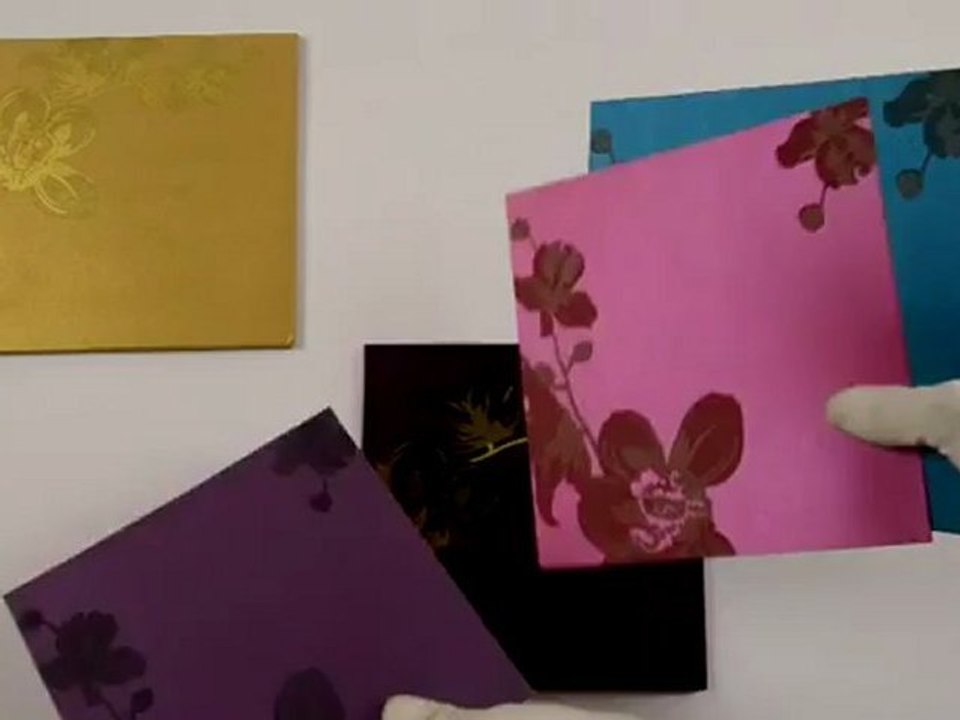 RP5275, Purple Color, Shimmery Finish Paper, Designer Multifaith Invitations, Indian Wedding Card