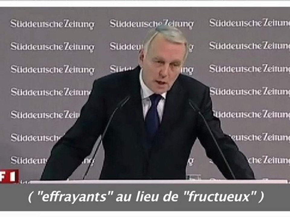 Les lapsus en série d'Ayrault et des politiques en 2012