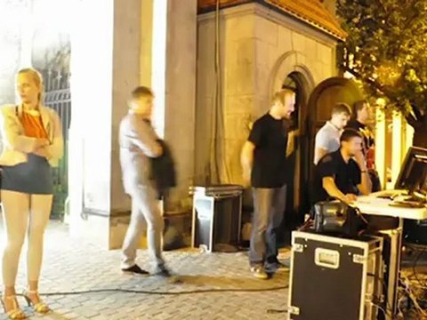 Przygotowania - mapping 3d Tarnowskie Góry 24.07.2012