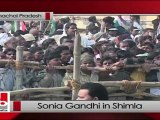 Sonia Gandhi in Shimla urges the Himchal people to support Congress