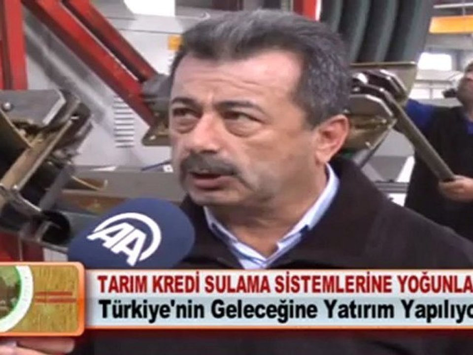 TARIM KREDİ SULAMA SİSTEMLERİNE YOĞUNLAŞTI