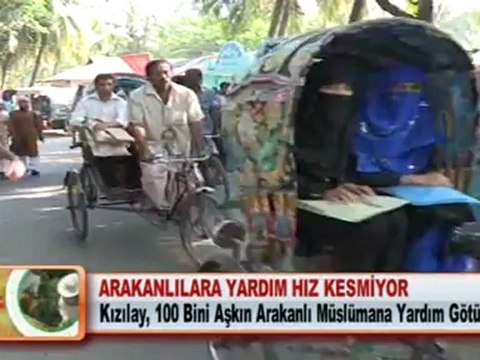 ARAKANLILARA YARDIM HIZ KESMİYOR