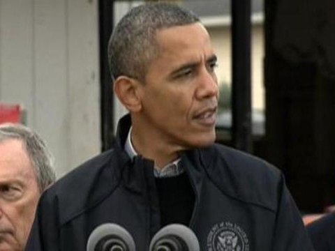 Obama tours Sandy-affected areas of NYC