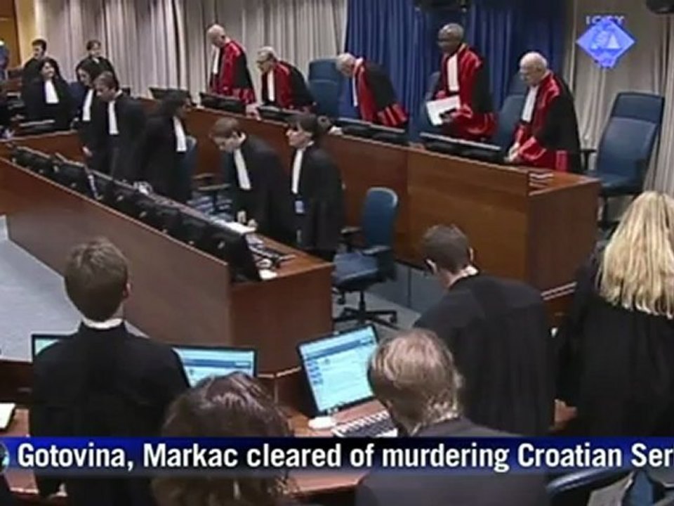 UN war crimes court frees Croatian generals