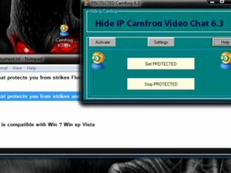 Change ip Camfrog 6.3