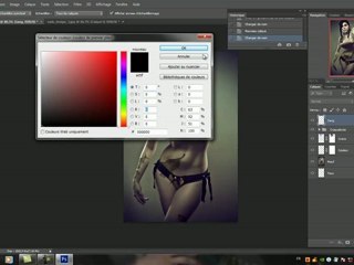 Tuto Photoshop Créer une femme zombie sexy