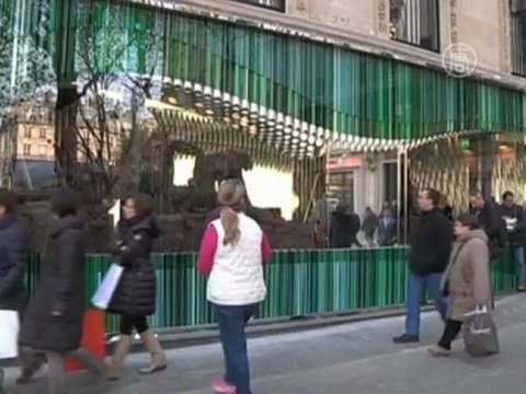 Шоколадные джунгли выросли в центре Парижа