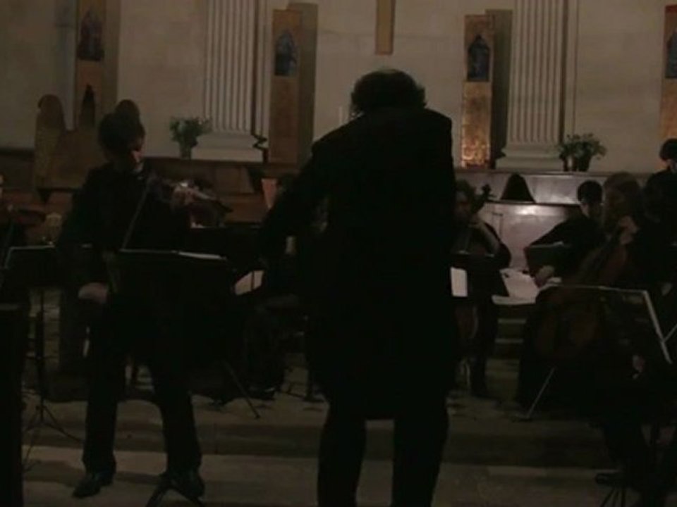 Bach : concerto pour violon et orchestre en mi+. 2eme mouvement (extrait).
