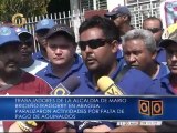 Trabajadores paralizan mantenimiento urbano en municipio Mario Briceño Iragorry de Aragua