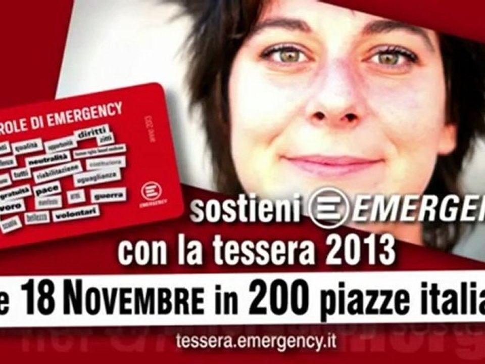 Le parole di EMERGENCY, la nuova tessera 2013