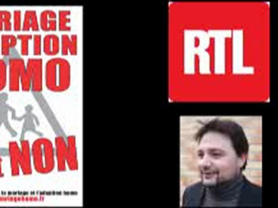 Manif pour tous : interview d'Olivier VIAL sur RTL