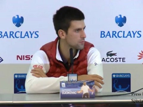 Roger Federer vs Novak Djokovic -Djokovic press conference