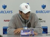 Roger federer vs David Ferrer - Federer press conference