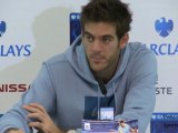 Roger Federer vs Del Potro - Juan Martin Del Potro press conference