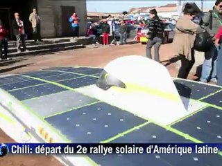 Départ au Chili du deuxième rallye "solaire" d'Amérique latine