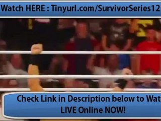 How To Watch WWE Survivor Series 2012 Online!
