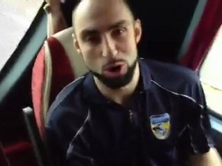 Interview d'Angelo TSAGARAKIS dans le bus pour Bourg en Bresse