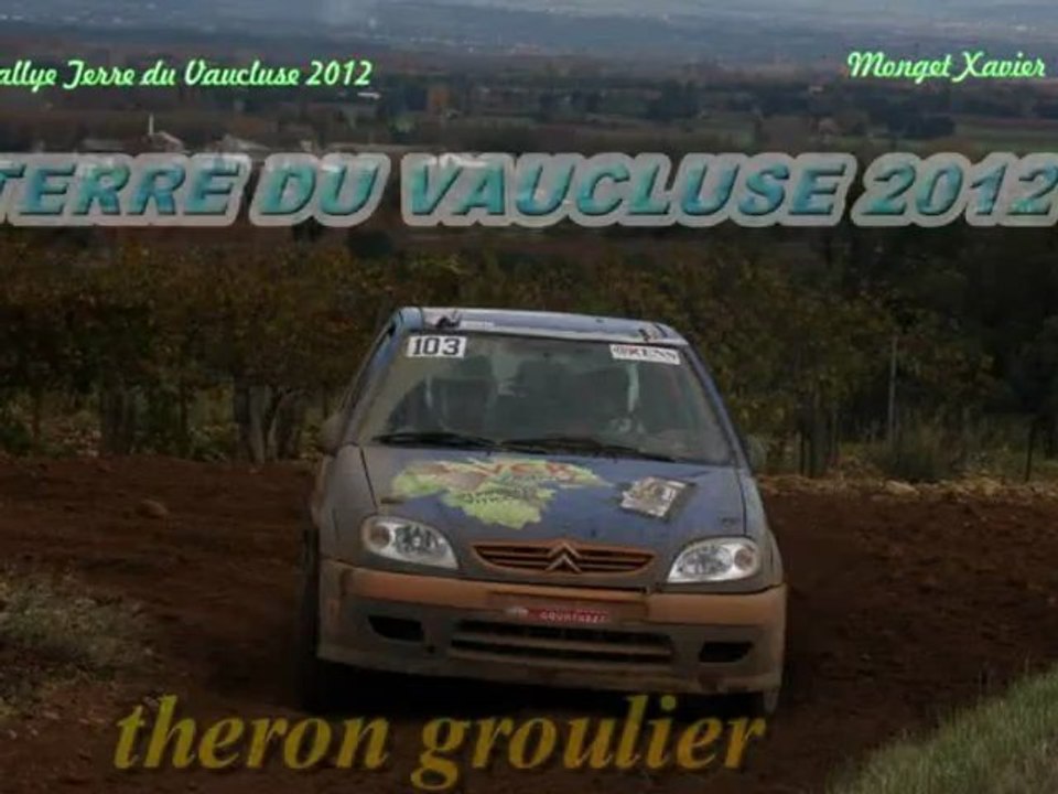camera embarqué rallye terre du vaucluse 2012