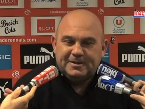 C. Ancelotti et F. Antonetti avant PSG / Stade Rennais F.C.